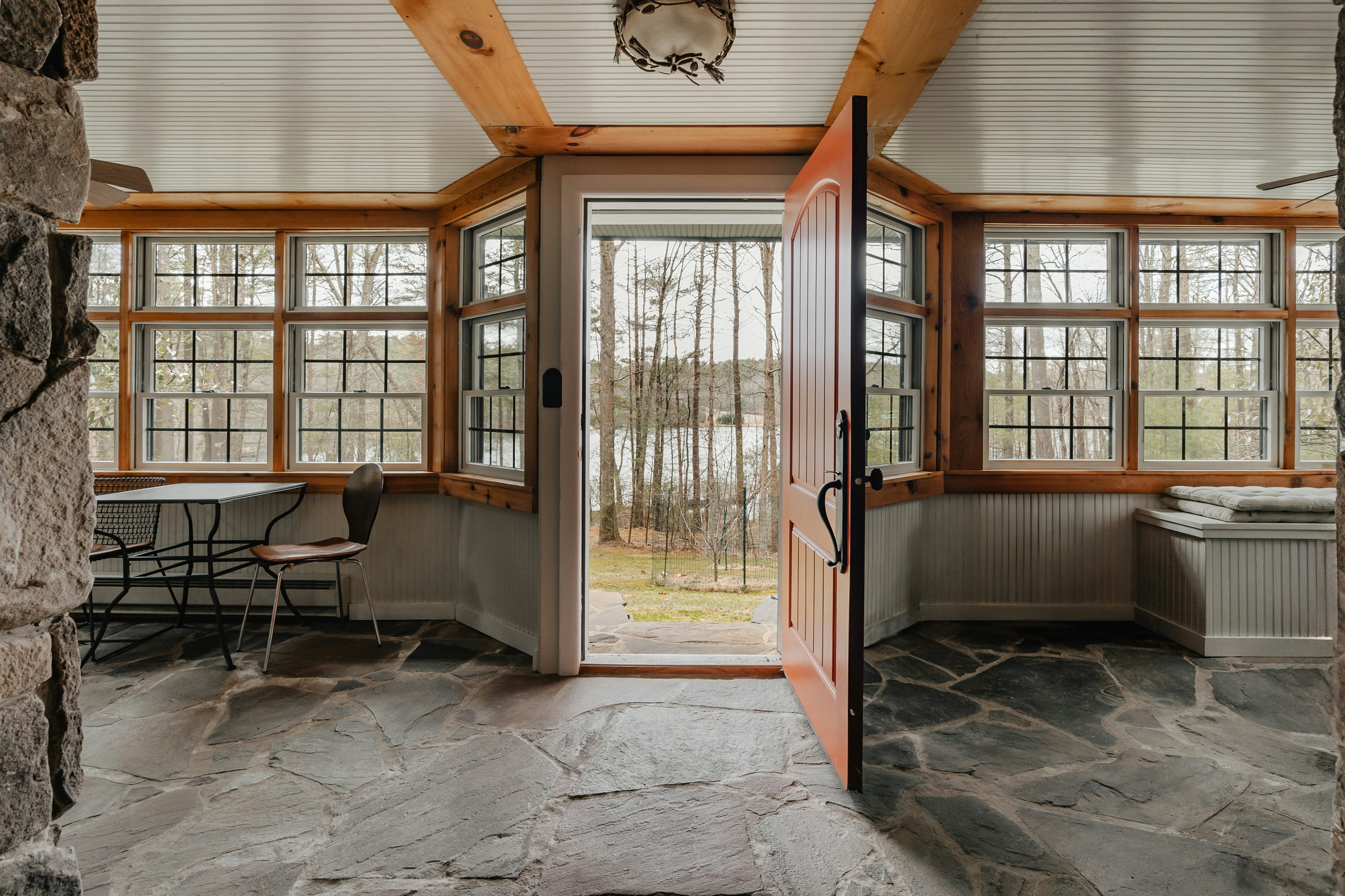 Rustic looking sun-room